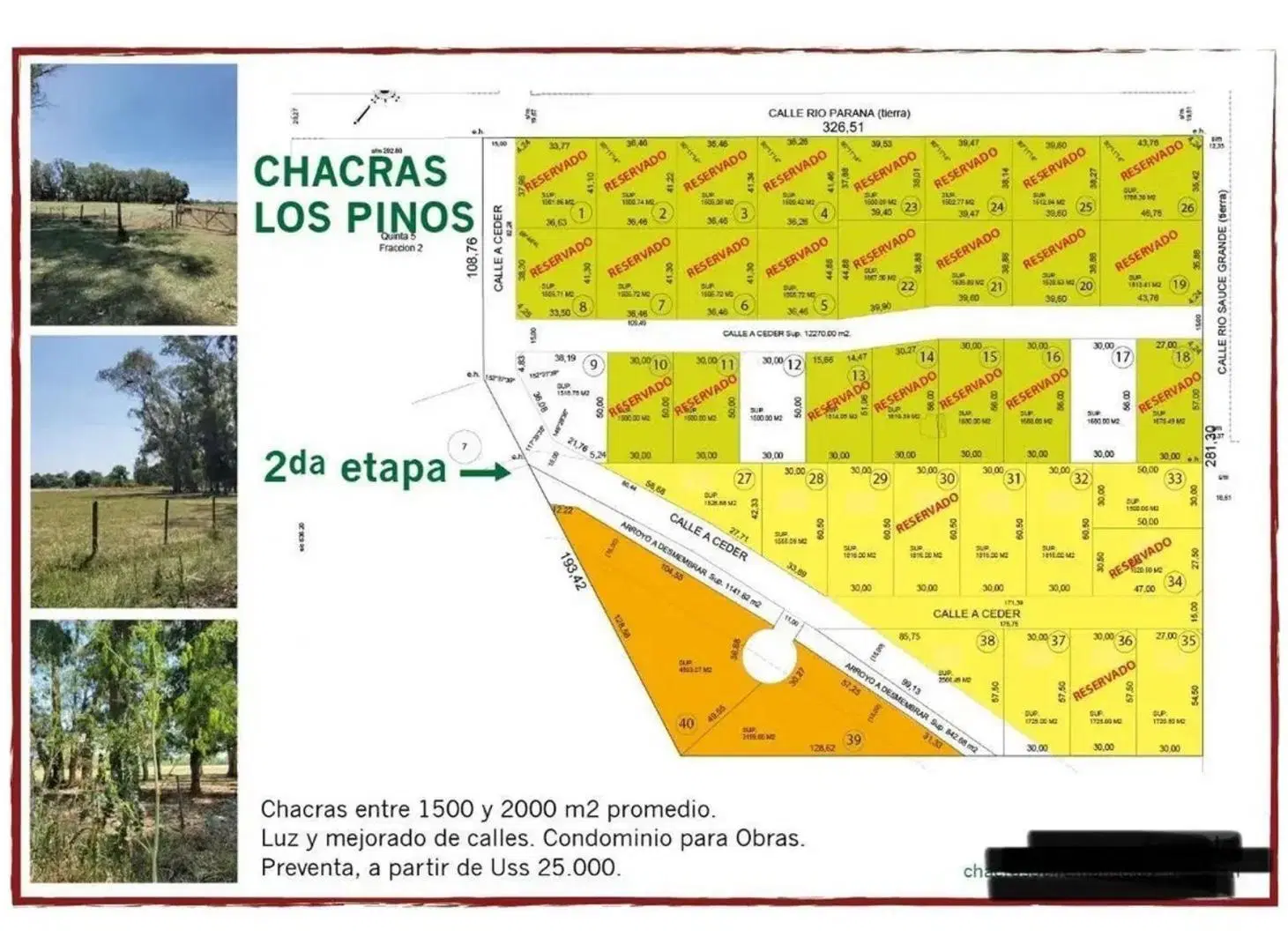 Venta Lote Exaltacion de la Cruz B° Los Pinos III 7