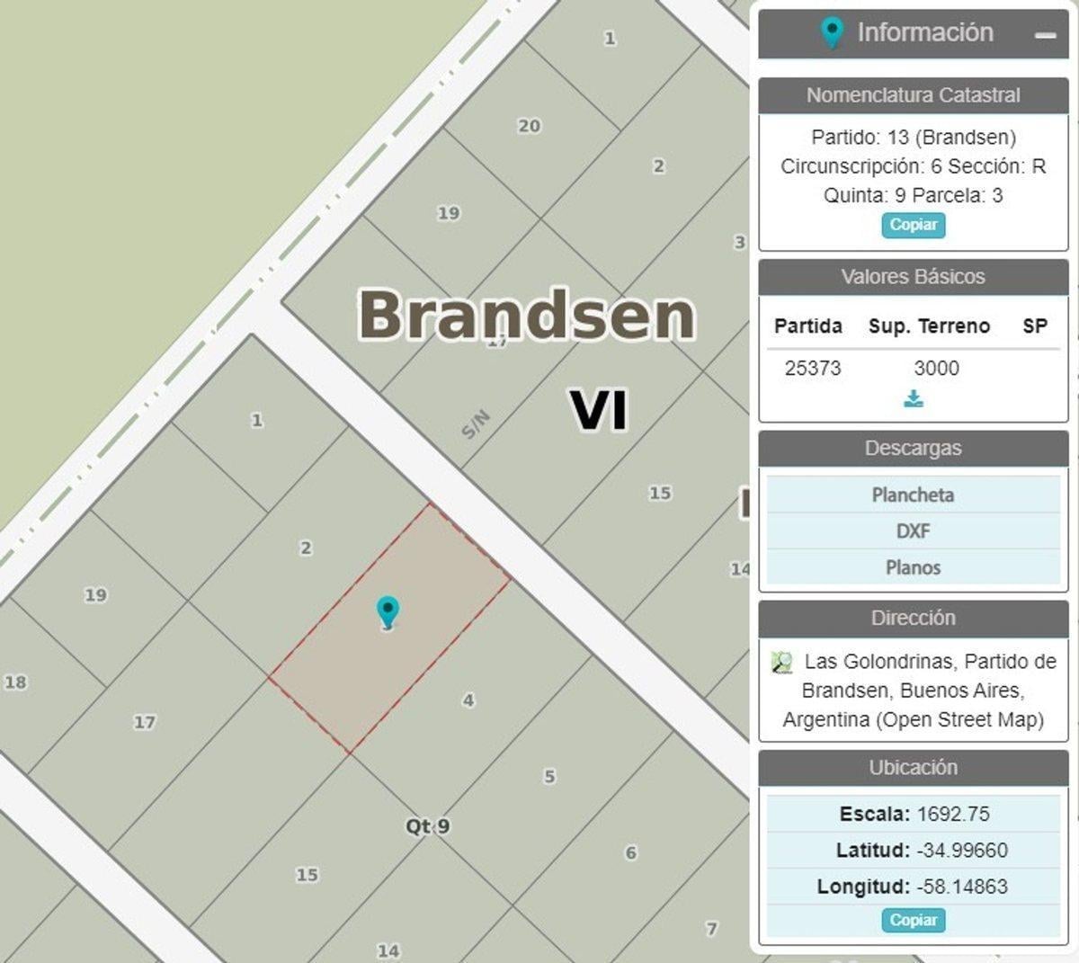 Foto de VENTA LOTE 3000 M2 BRANDSEN BATEA PARA CABAÑA, imagen 1