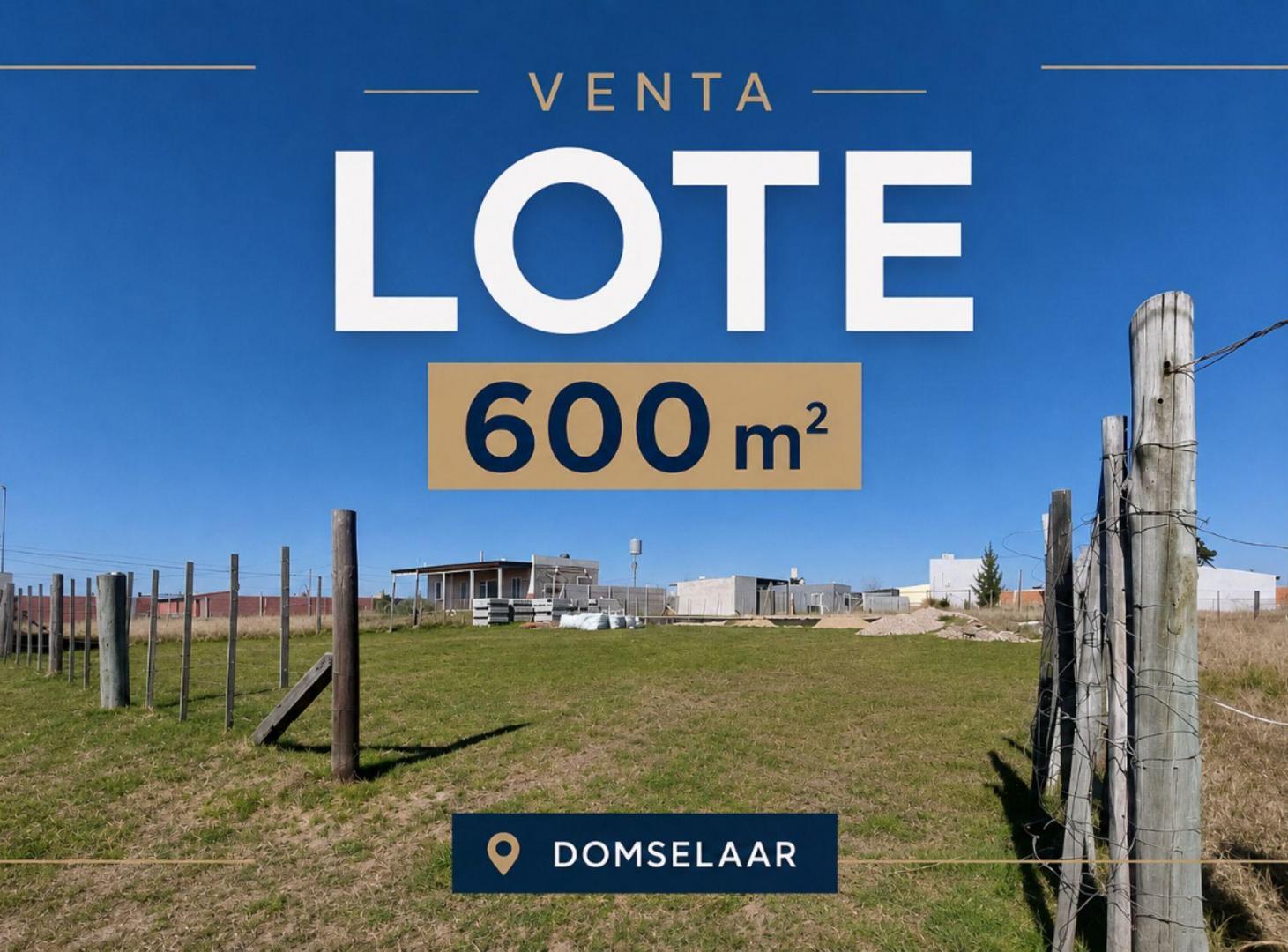 Foto de VENTA LOTE 600 M2 DOMSELAAR con materiales, imagen 3