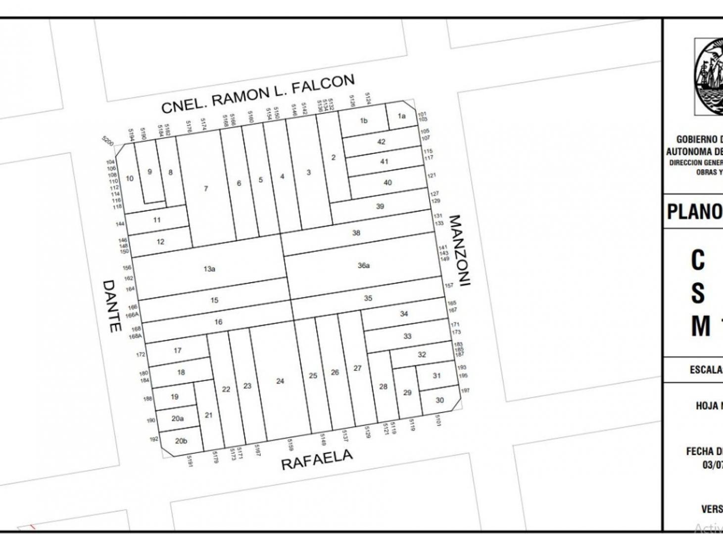 Foto de VENTA V LURO LOTE 1675 M2 EXCELENTE UBICACION, imagen 1