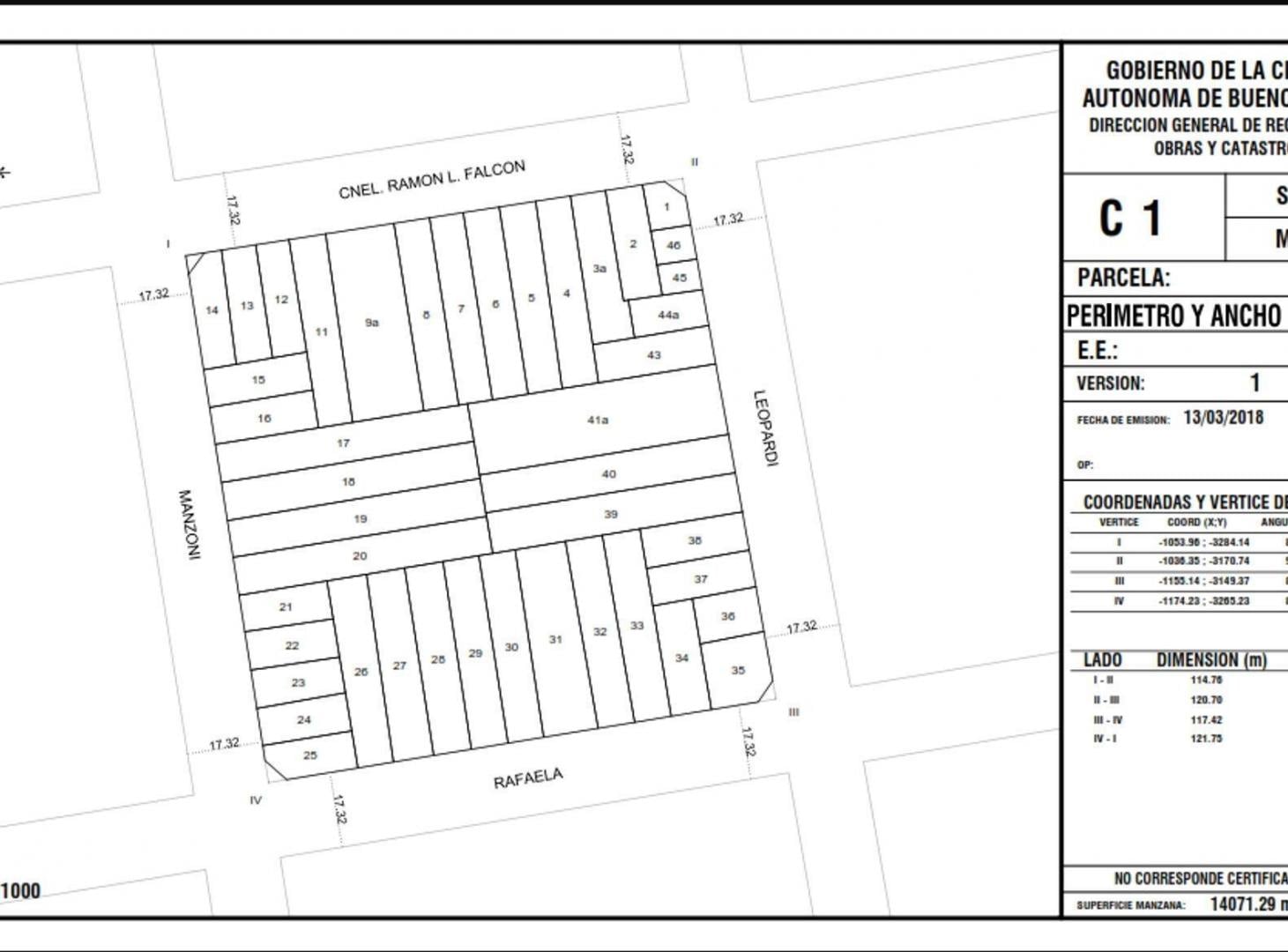 Foto de VENTA LOTE VILLA LURO 1790 M2 VENDIBLES + 15 COCH., imagen 4