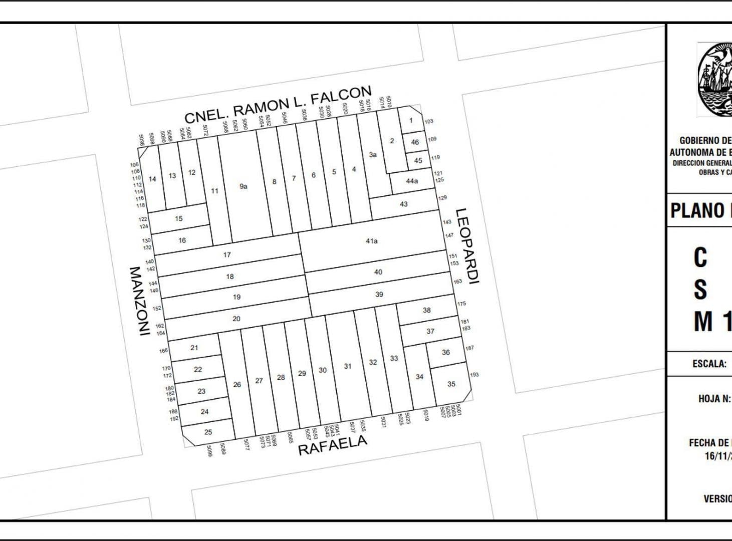 Foto de VENTA LOTE VILLA LURO 1790 M2 VENDIBLES + 15 COCH., imagen 5