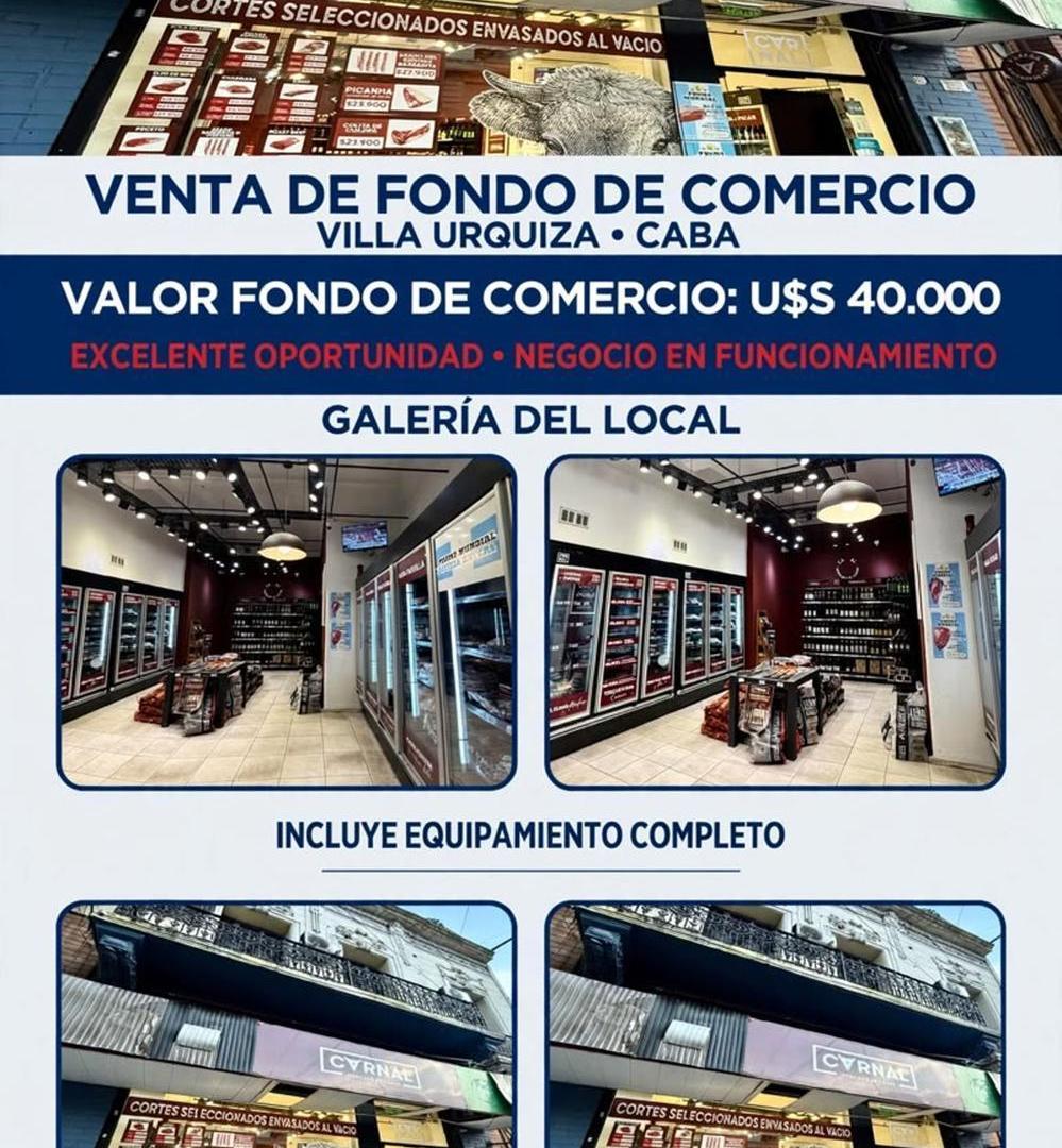 Foto de VENTA FONDO DE COMERCIO VILLA URQUIZA, imagen 5