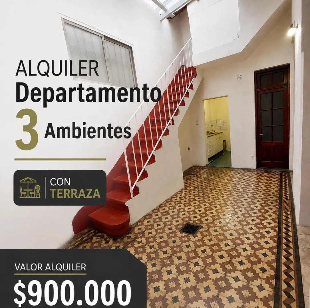 Alquiler Departamento 3 Ambientes 5