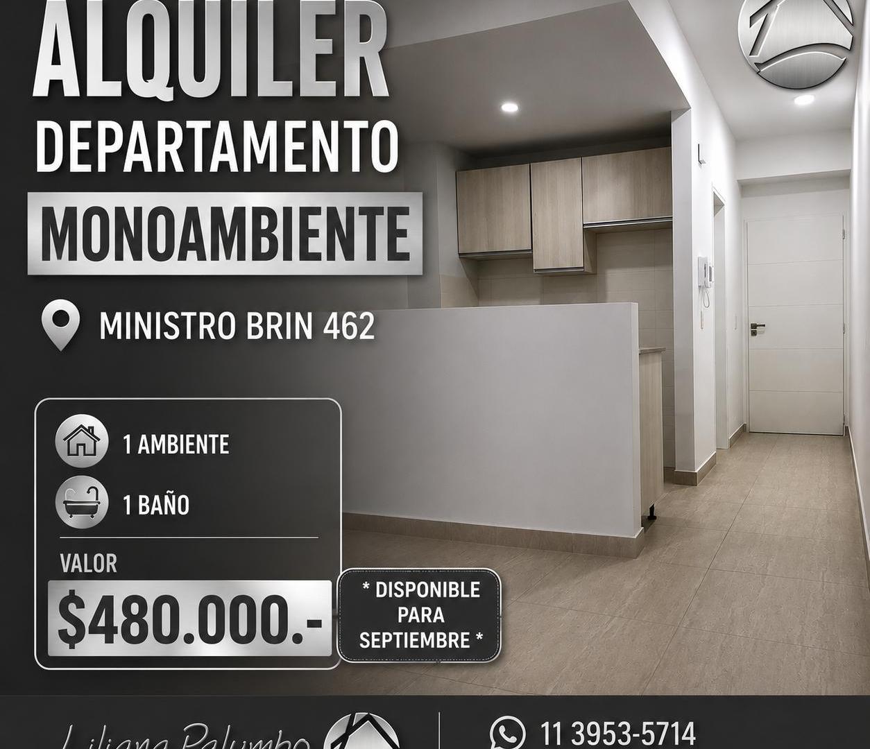Foto de Alquiler Departamento Monoambiente, imagen 4
