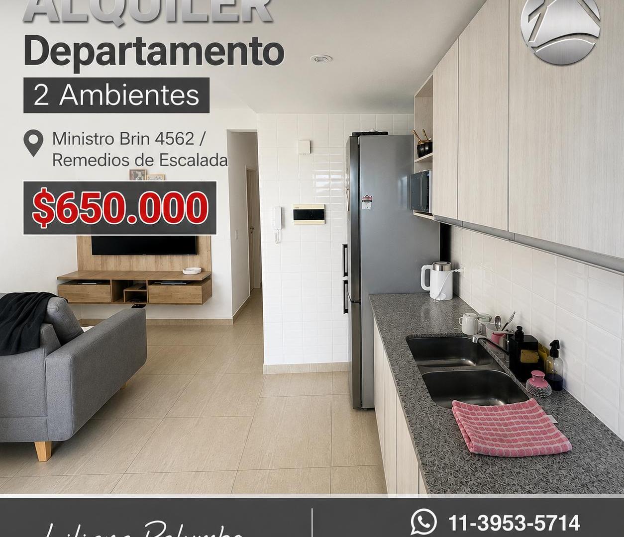 Foto de Alquiler Departamento 2 Ambientes, imagen 1
