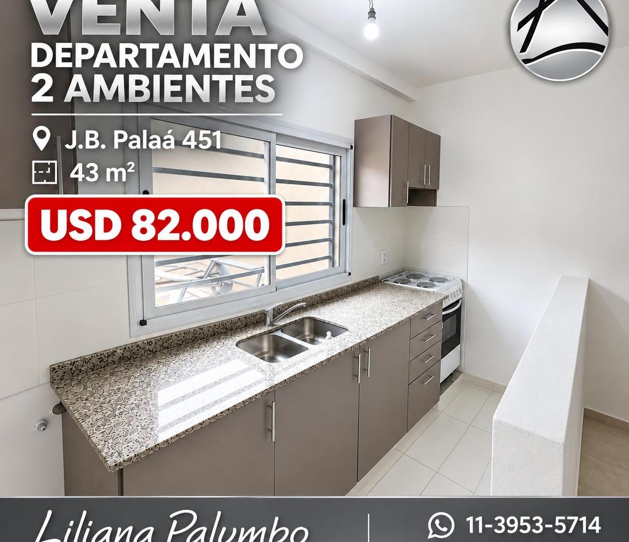Foto de VENTA DEPARTAMENTO 2 AMBIENTES, imagen 2