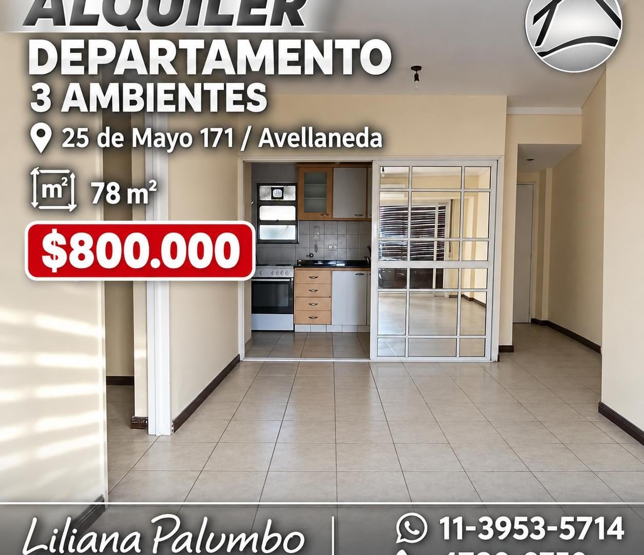 Foto de ALQUILER DEPARTAMENTO 3 AMBIENTES, imagen 1