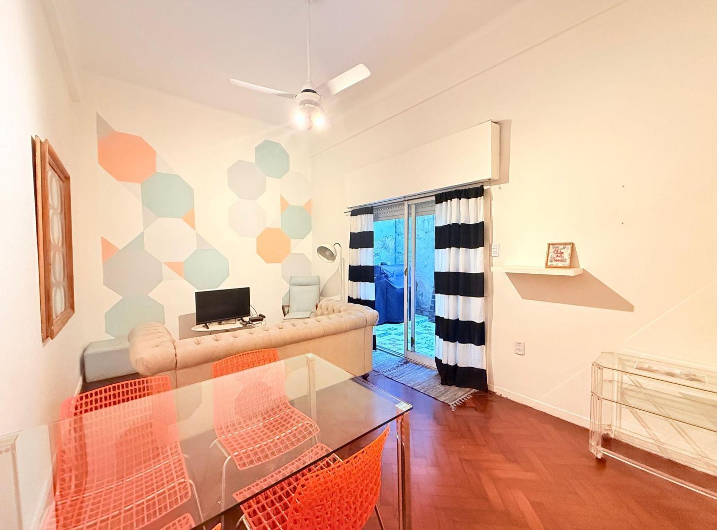 ALQUILER PH 2 AMBIENTES RECICLADO PATIO PALERMO