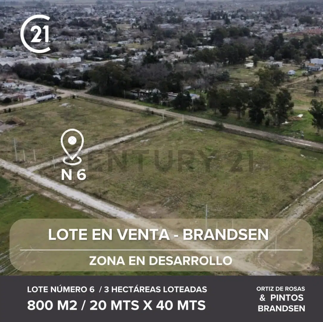 LOTE EN VENTA EN BRANDSEN (N6) 4