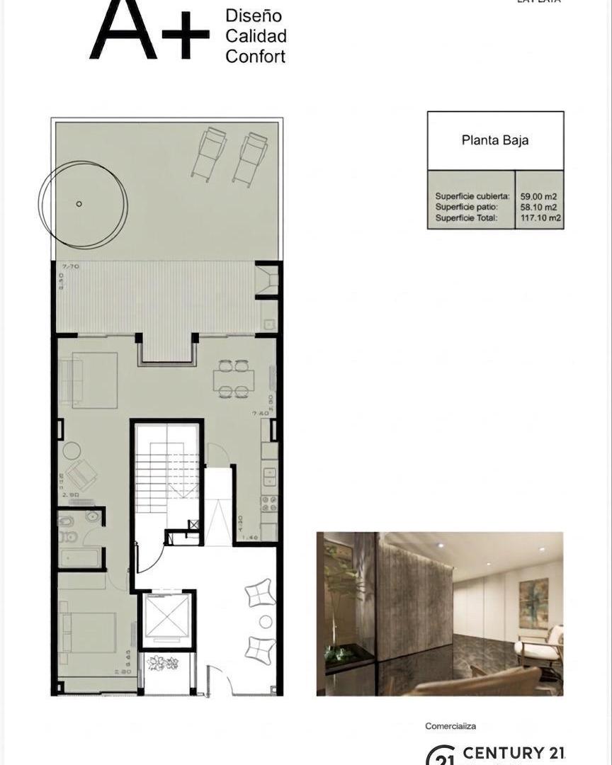 Foto de Departamento en venta en La Plata, imagen 2
