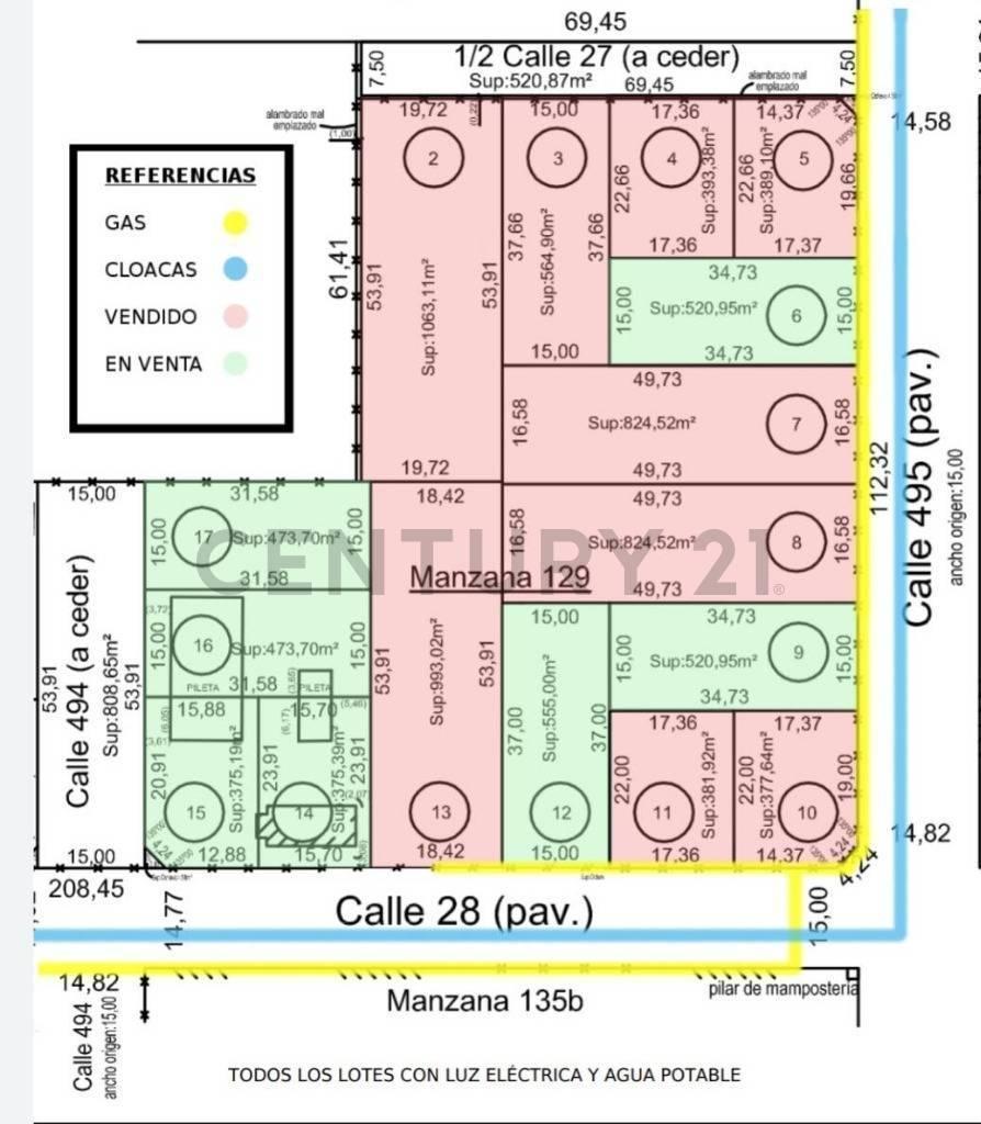 Foto de Venta lote para desarrollo en Gonnet calle 28 e/ 494 y 495, imagen 2