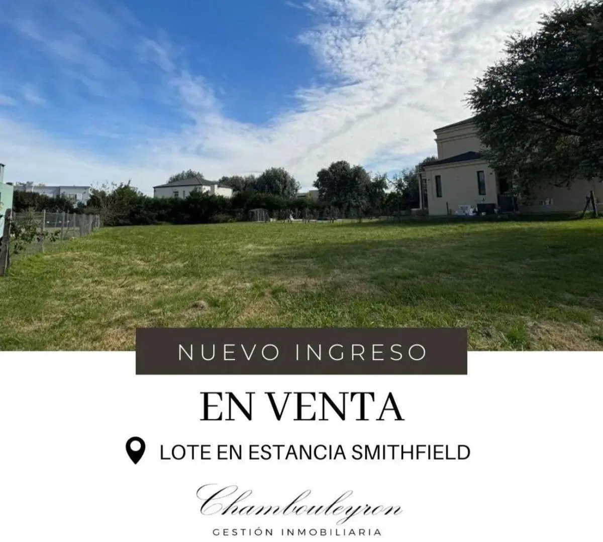 VENTA LOTE CENTRAL CON PROYECTO EN ESTANCIA SMITHFIELD, ZÁRATE 3