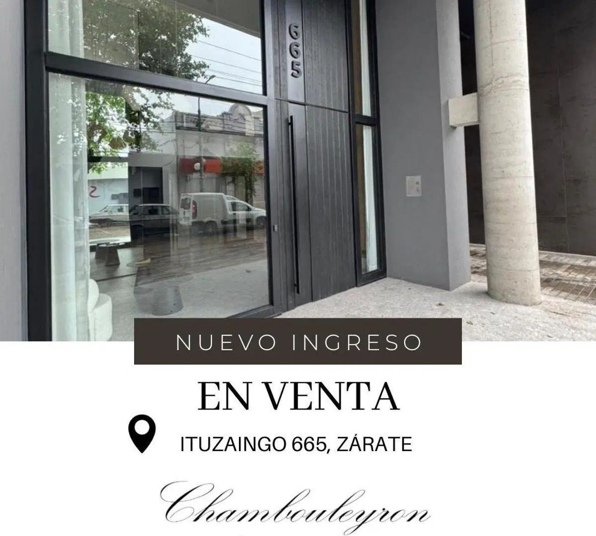 VENTA DEPTO 3 AMB. CON COCHERA, BALCÓN Y PATIO - ITUZAINGÓ 665, ZÁRATE 2