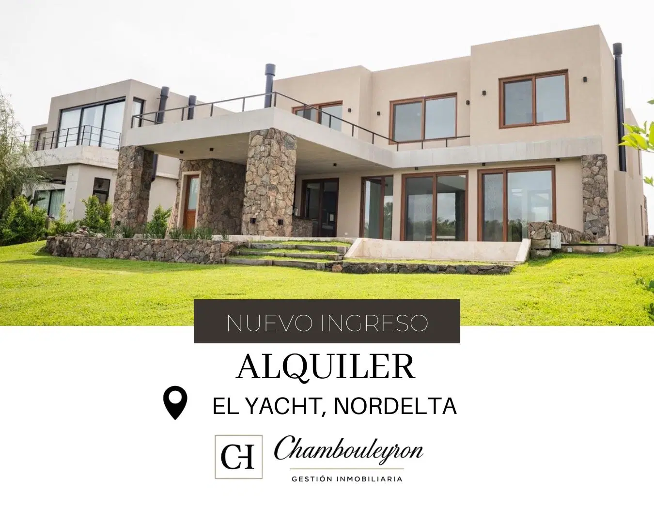 ALQUILER CASA A ESTRENAR, EL YACHT, NORDELTA 3
