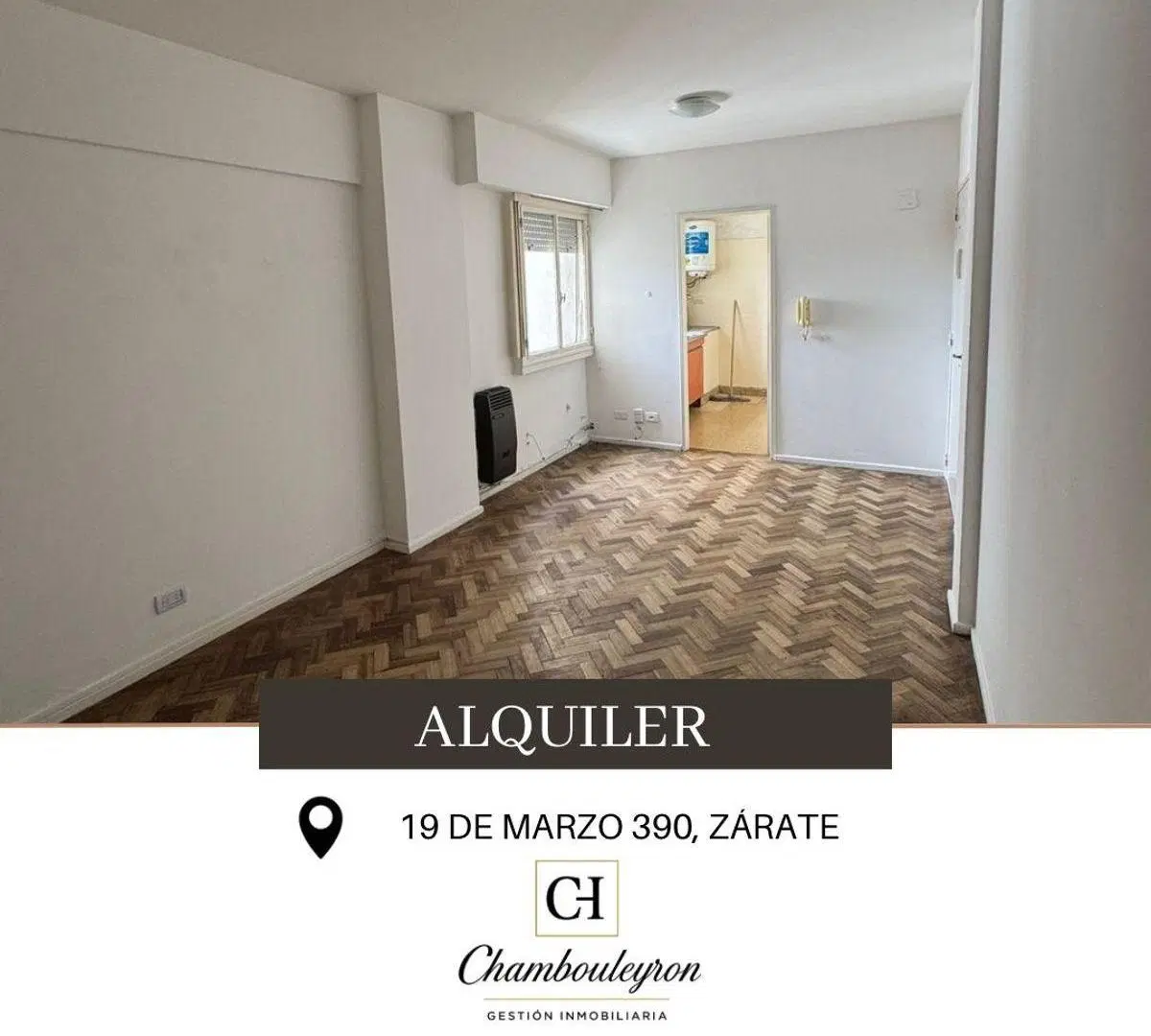 ALQUILER DEPTO 2 AMB., 19 DE MARZO 390 1