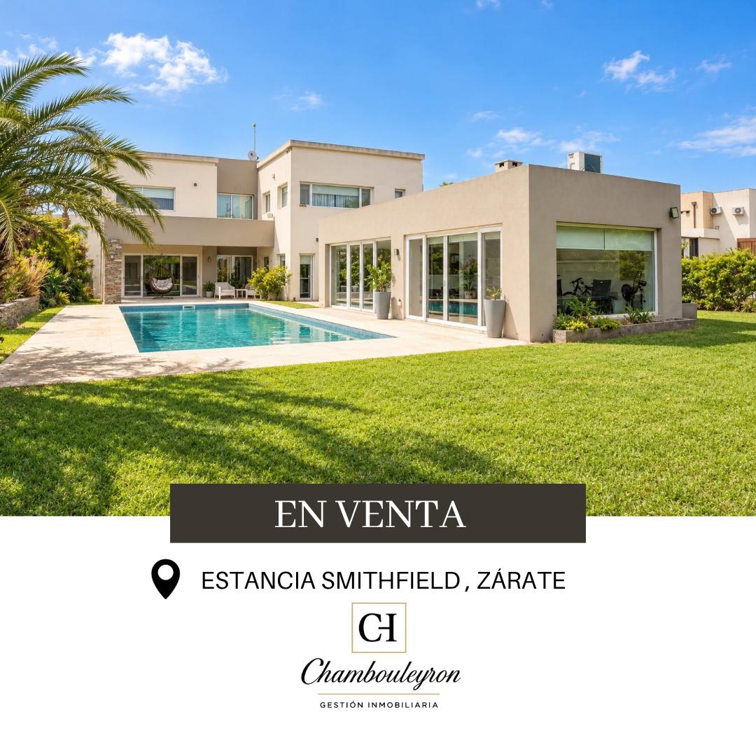 VENTA CASA EN ESTANCIA SMITHFIELD, ZÁRATE