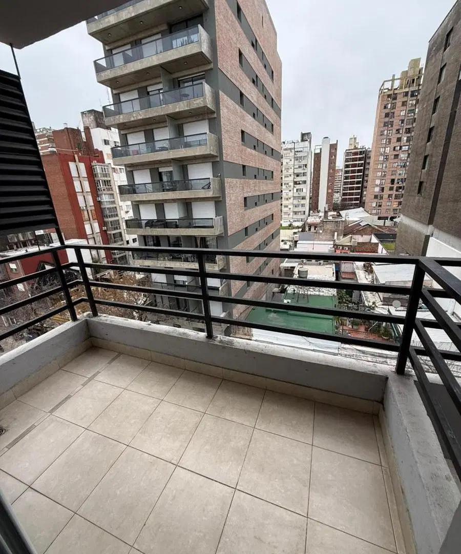 Departamento monoambiente con balcon al frente y amenities 2