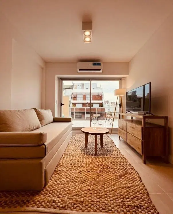 Departamento en Alquiler, dos ambientes con balcon terraza 5