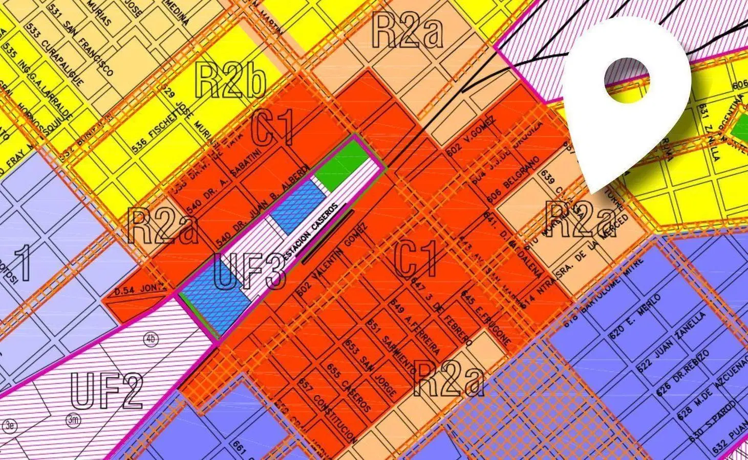 Venta Terreno en  Caseros potencial constructivo Baja incidencia OPORTUNIDAD INVERSION 5