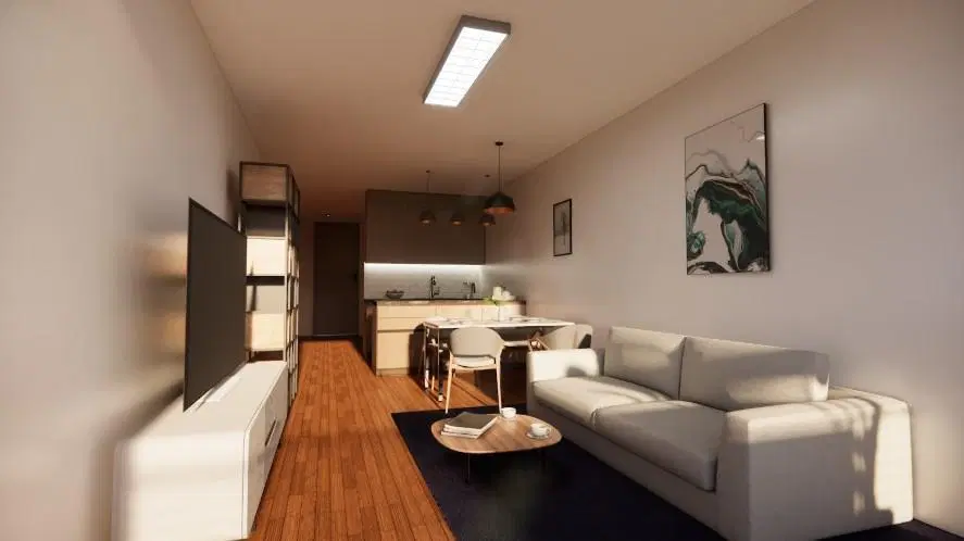 Venta monoambiente divisible Belgrano 50% efvo    Financiación 5