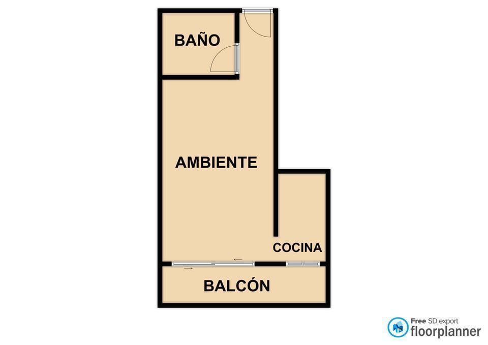 Departamento monoambiente en Villa Dominico venta