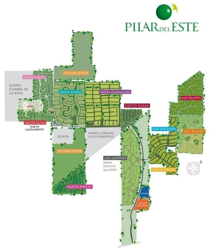 Foto de Venta Terreno en Barrio Santa Lucía, Pilar del Este, execlente ubicación, imagen 4