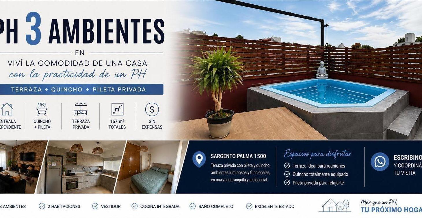 Foto de ph 3 ambientes en venta pileta quincho terraza en villa bosch, imagen 3