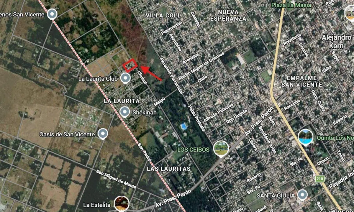 LOTE EN VENTA ALEJANDRO KORN, SAN VICENTE 4