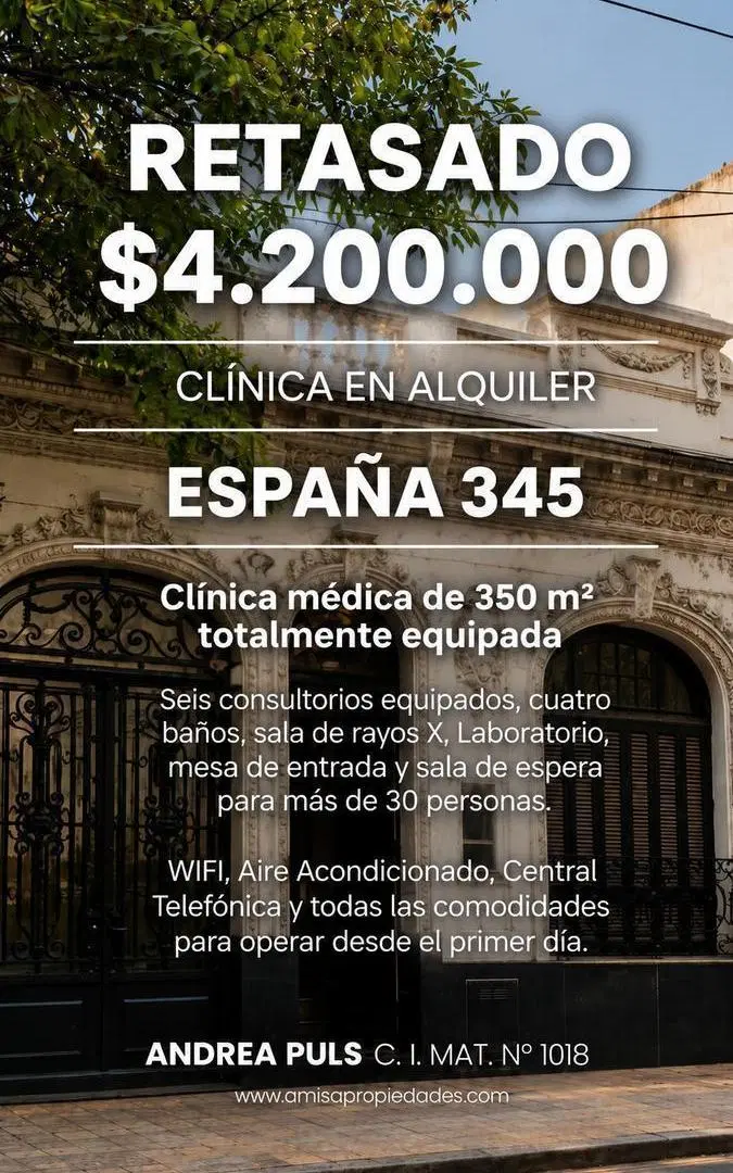 INMEJORABLE CLINICA EN ALQUILER AMOBLADA EN PLENO CENTRO 2