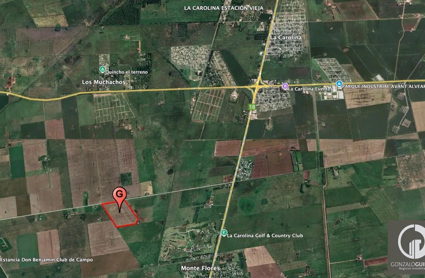 Campo en Venta Proximo a la Ruta Nº18 - Piñero 3