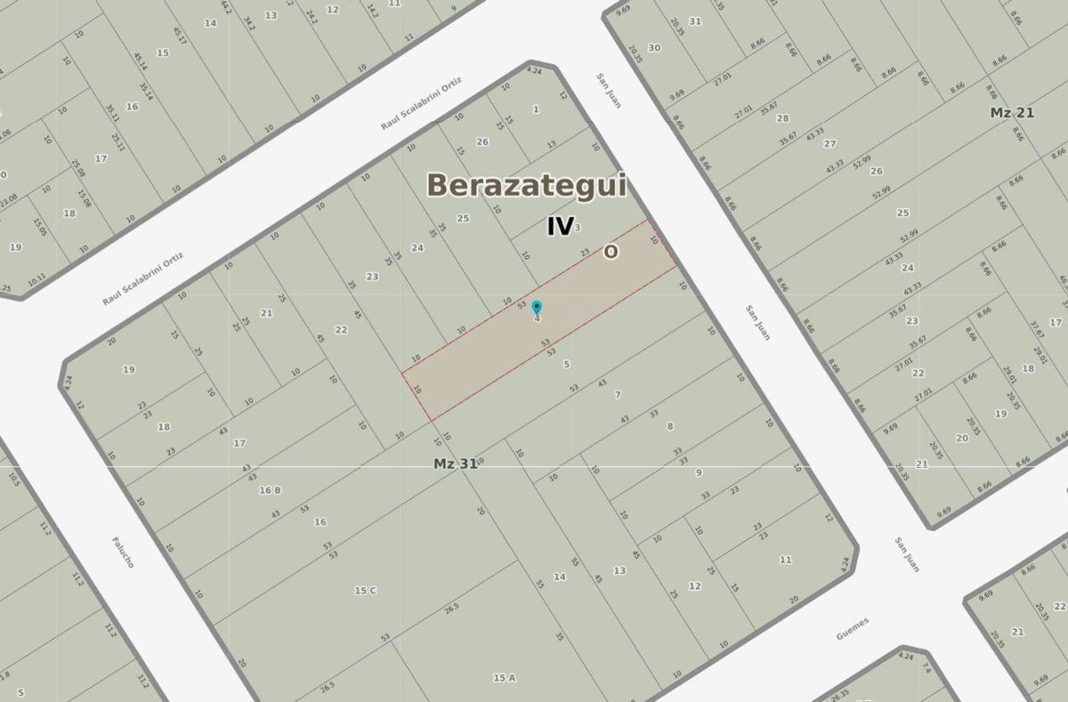 Terreno con Casa Berazategui Venta 10x53 1