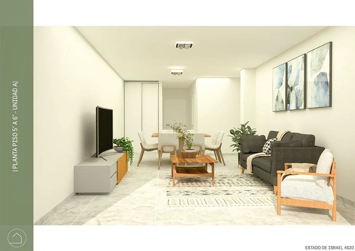 DEPARTAMENTO DE 3 AMBIENTES  EN VENTA ALMAGRO 3