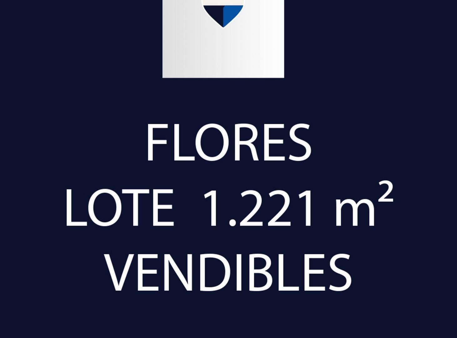 Foto de LOTE EN VENTA 1281 M2 VENDIBLES EN FLORES, imagen 1