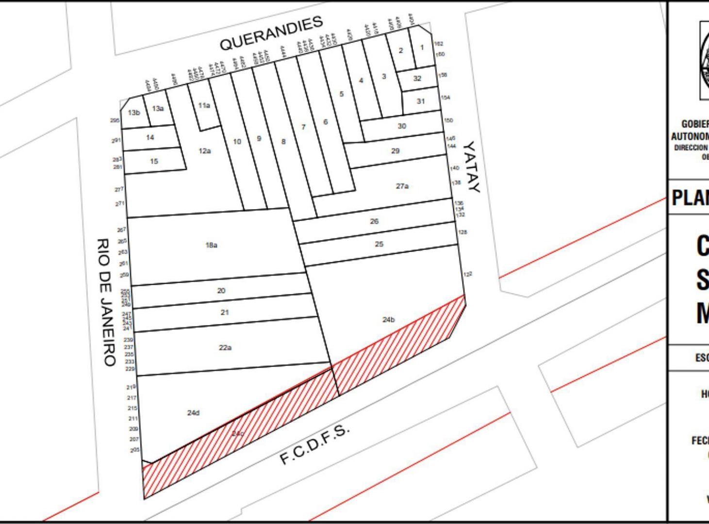 Foto de LOTE TERRENO EN VENTA ALMAGRO 4500 MTS VENDIBLES, imagen 4