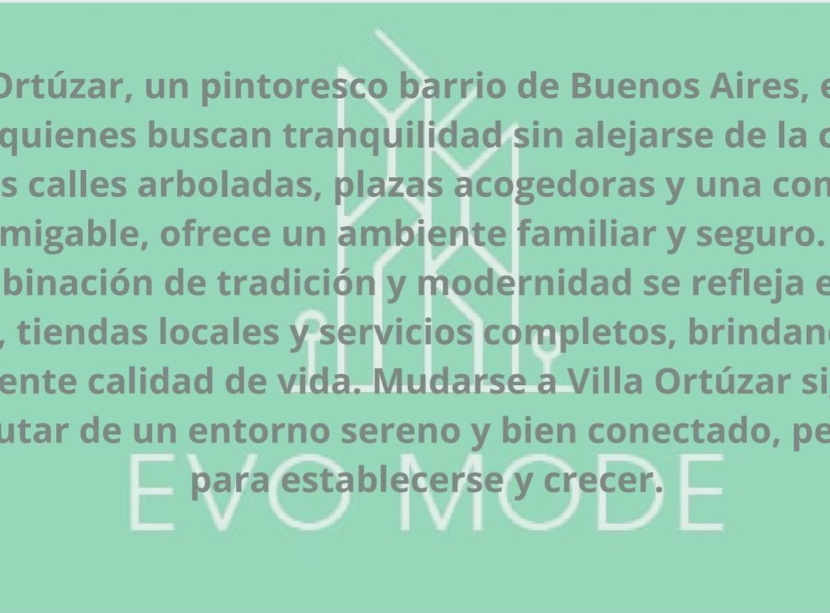 Venta Monoambiente a Estrenar en Villa Ortuzar Balcon Amenities 2