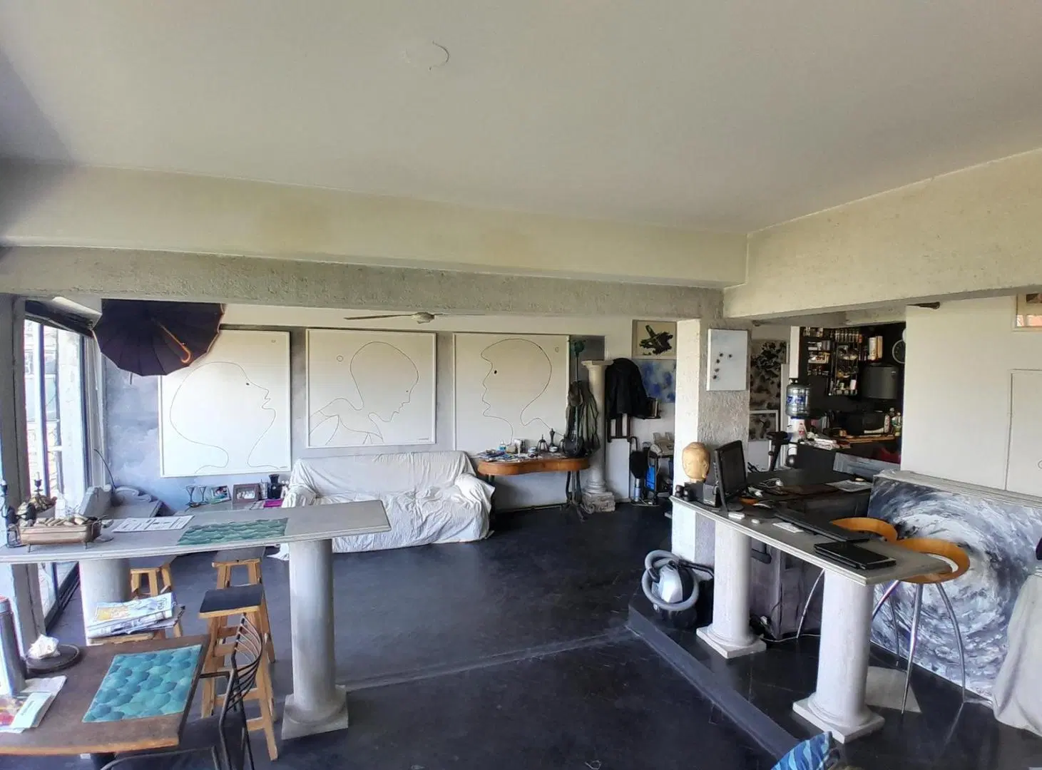 VENTA DEPARTAMENTO 4 AMBIENTES, HECHO LOFT, FRENTE AL PARQUE LAS HERAS, PALERMO 3