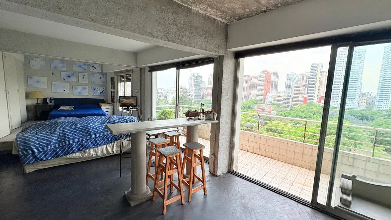 VENTA DEPARTAMENTO 4 AMBIENTES, HECHO LOFT, FRENTE AL PARQUE LAS HERAS, PALERMO 2