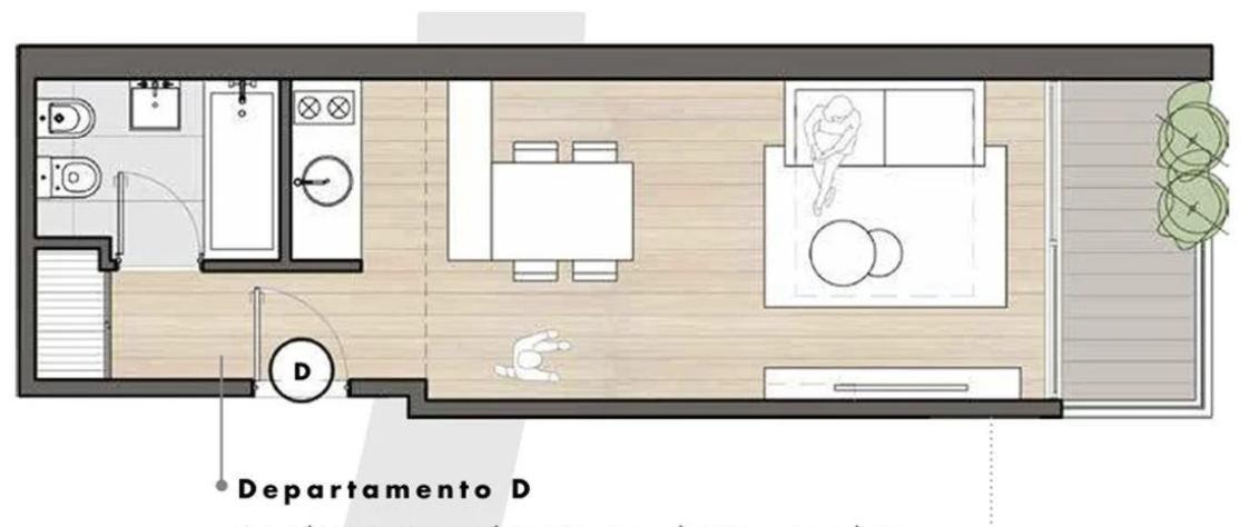VENTA DEPARTAMENTO MONOAMBIENTE A ESTRENAR, AMENITIES, EN VILLA CRESPO.