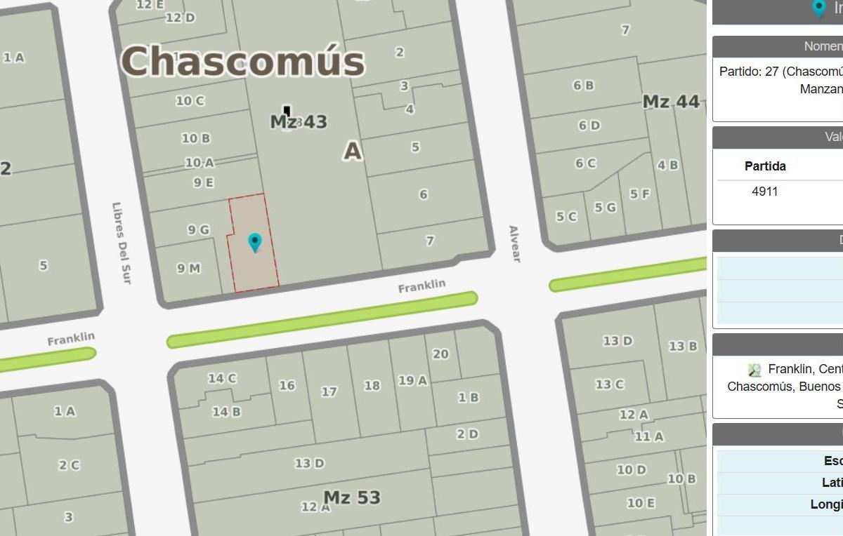 Casa 161 m², Calle Franklin, Chascomús, Provincia de Buenos Aires. 1