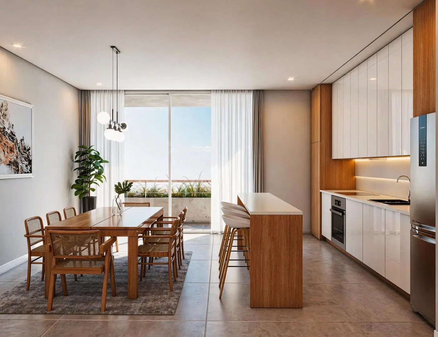Venta - Departamento - Dos Ambientes - Parrilla en el Balcon - Guemes - Premium 5