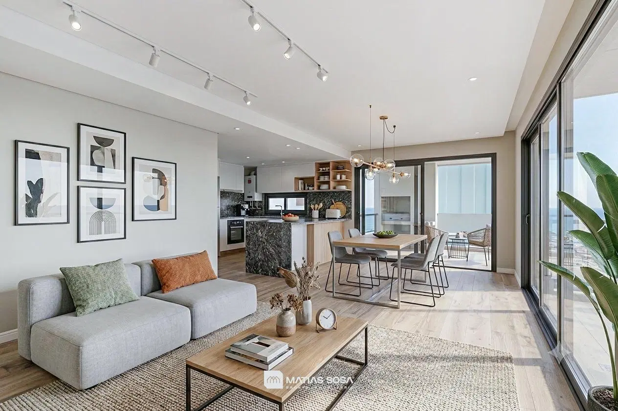 Venta - Departamento de 3 ambientes - Piso Completo - Cochera y Baulera - Estrenar - Playa Grande 3