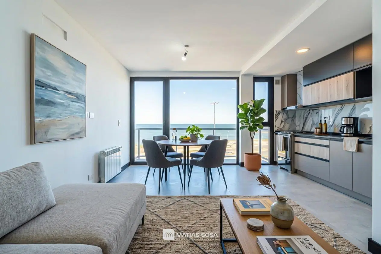 Venta - Departamento 2 ambientes - Cochera - Vista al mar 5