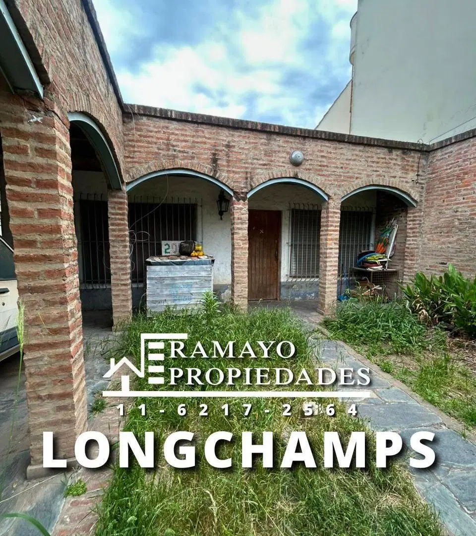 CASA 2 habitaciones, AMPLIO FONDO, LONGCHAMPS, VENTA RAMAYO PROPIEDADES 5