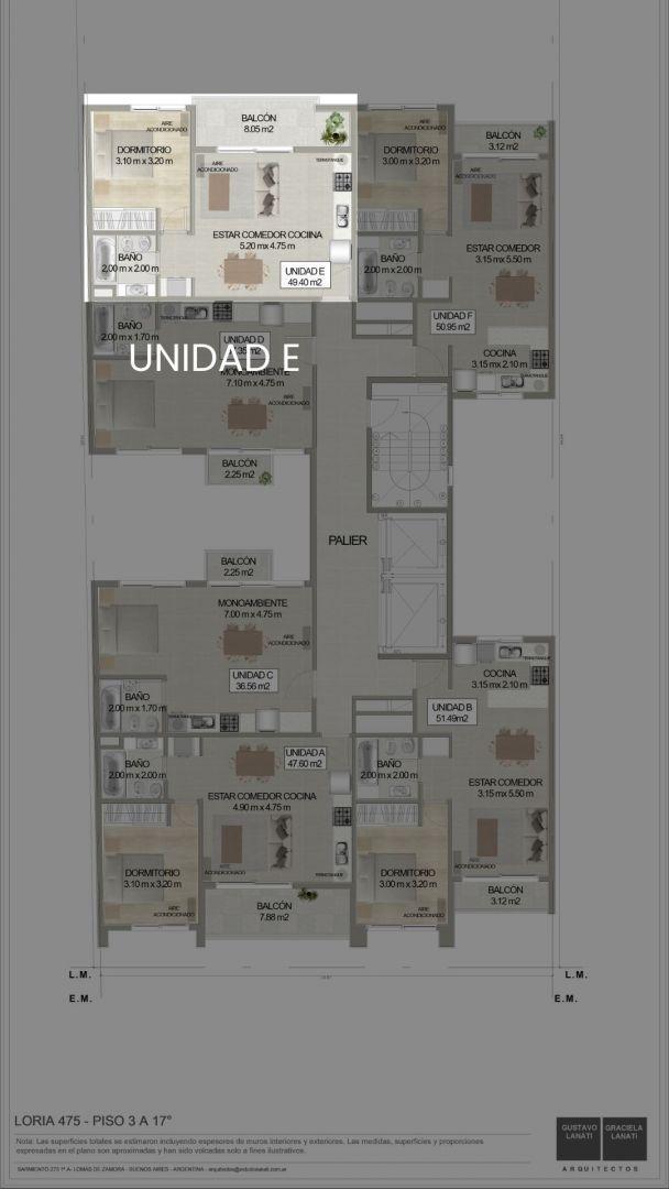Foto de venta - 2 ambientes loria 475 piso 7 E - Lomas De Zamora, imagen 3