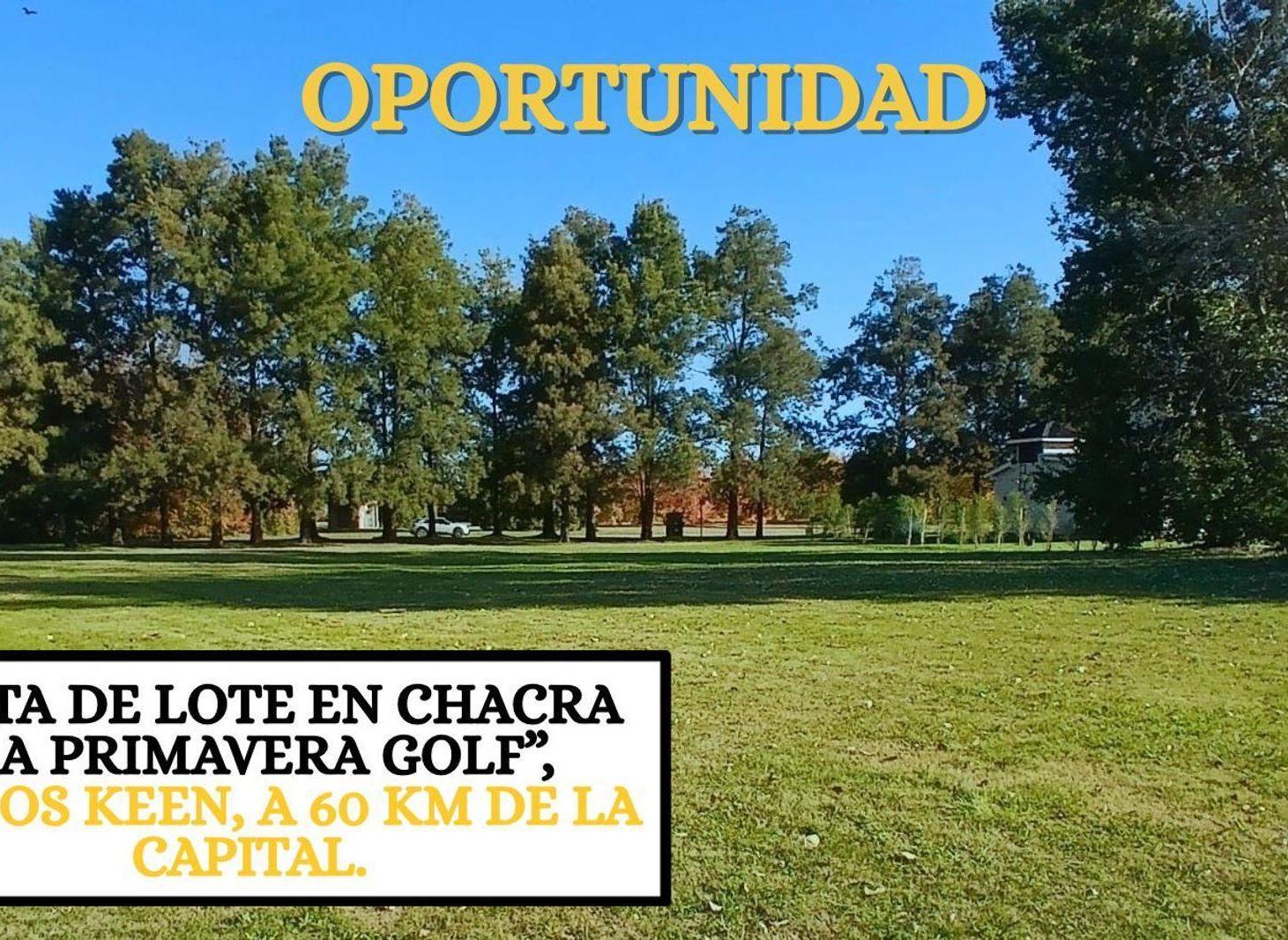 Foto de VENTA DE LOTE CARLOS KEEN, PARTIDO DE LUJAN, imagen 1