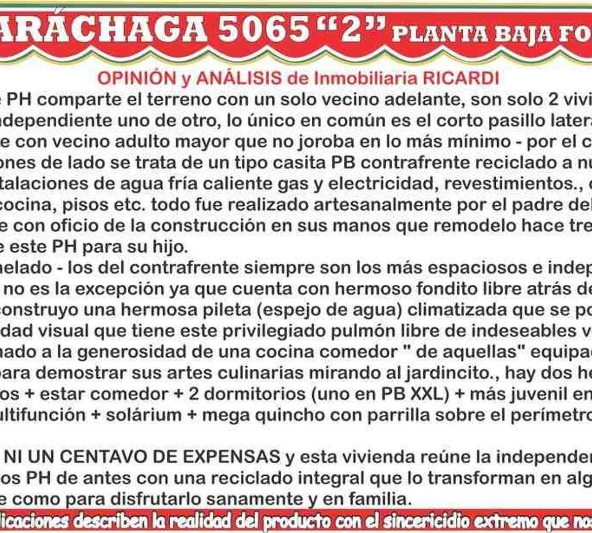 Mas Que Terrenal PH Nuevito 3 Amb. + Fondito C/pileta + Tza 3