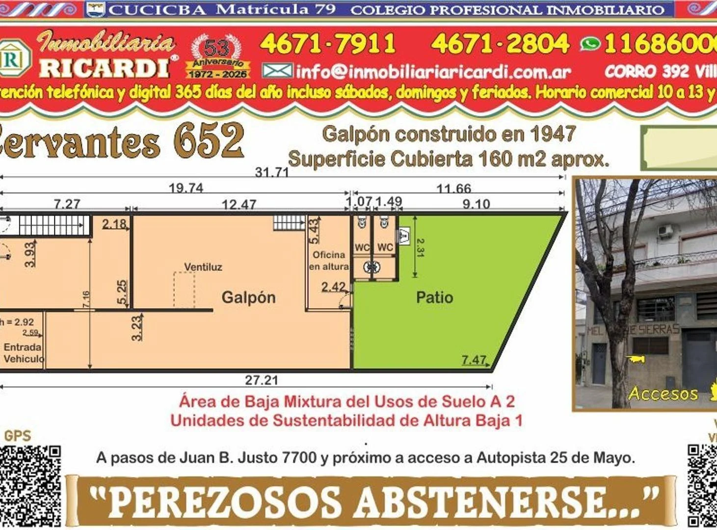 Foto de "PEREZOSOS ABSTENERSE..." Galpon de 160 m2 PB, imagen 2