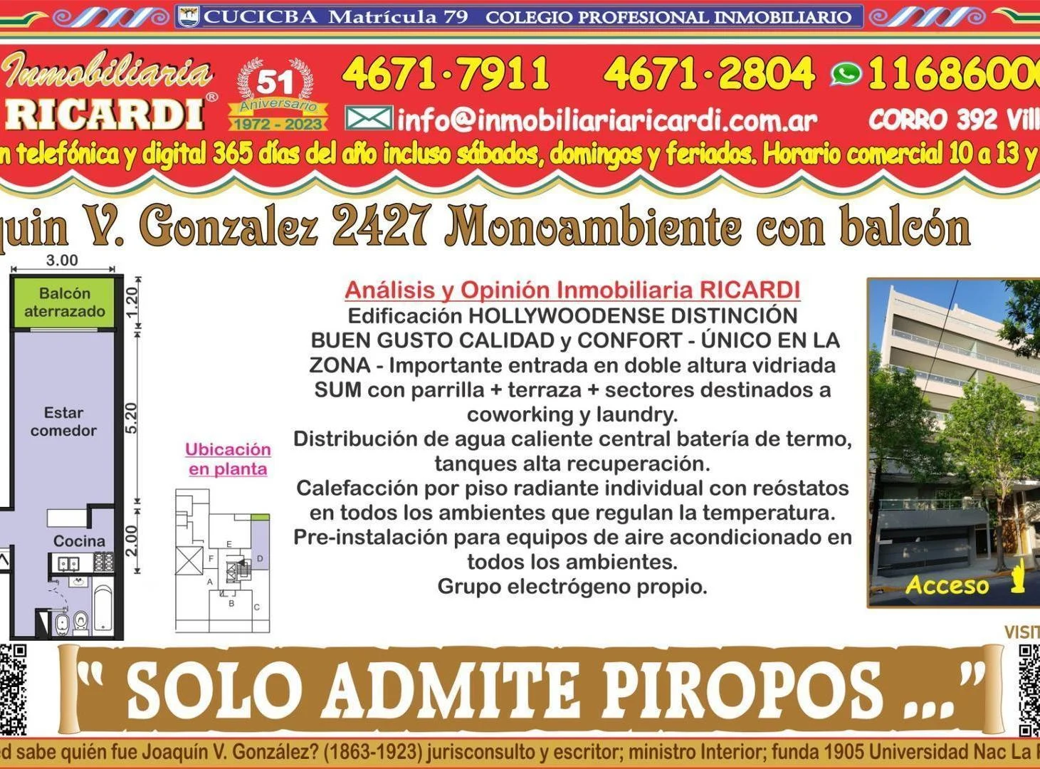 Foto de SOLO ADMITE PIROPOS 1 amb a estrenar edif PREMIUM + balcón, imagen 5