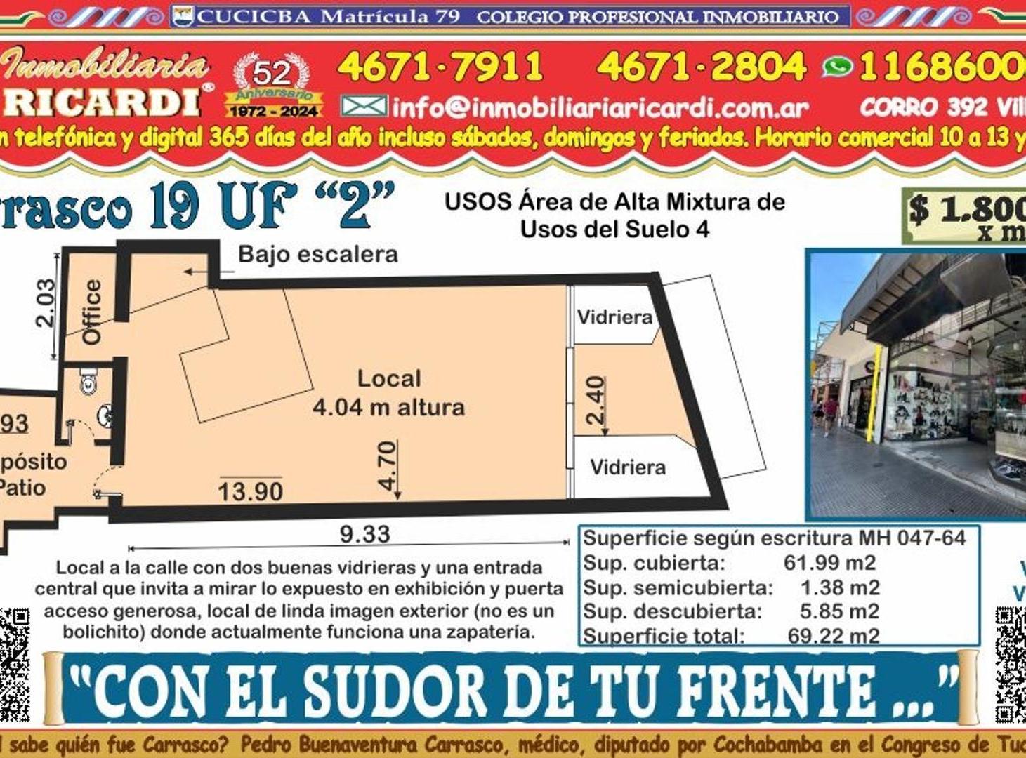 Foto de CON EL SUDOR DE TU FRENTE - Local de linda imagen exterior, imagen 2
